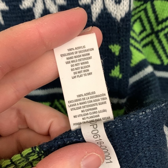 Seattle Seahawks NFL Licensed Winter Knit Scarf Size One Size - Picture 3 of 3